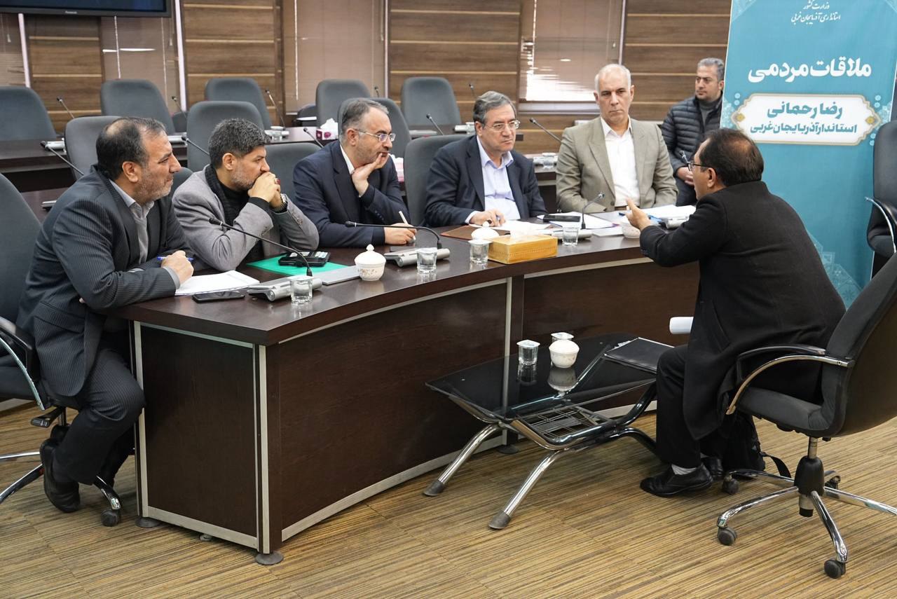 برگزاری ملاقات مردمی استاندار آذربایجانغربی